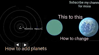 Planet and world image